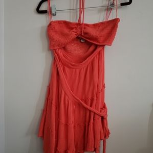 Coral Short Dress